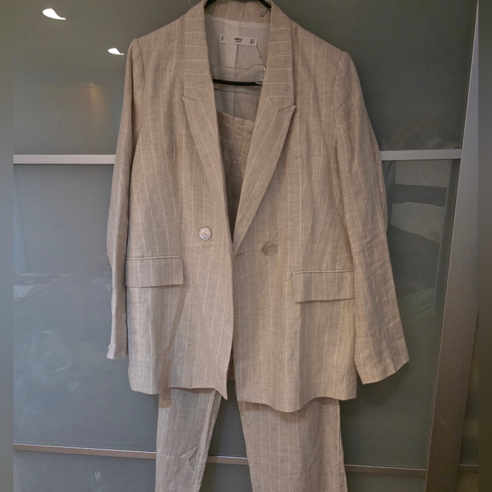 Mango Linen Suit